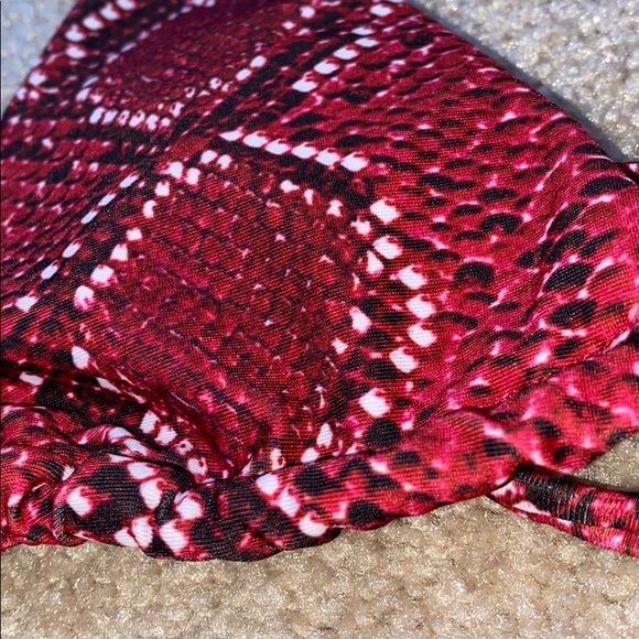 red snake skin two piece - Picture 2 of 3